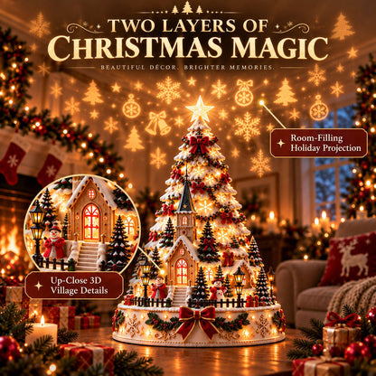 🏆 6,000+ Sold - 🎄MerryRealm Christmas Village Lightscape Tree