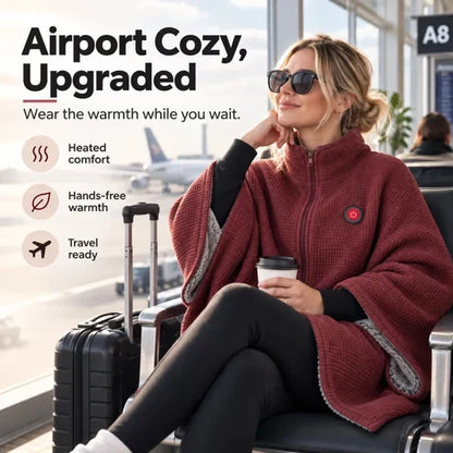 🔥 Wearable Heated Blanket for Cozy Couch & Desk Comfort