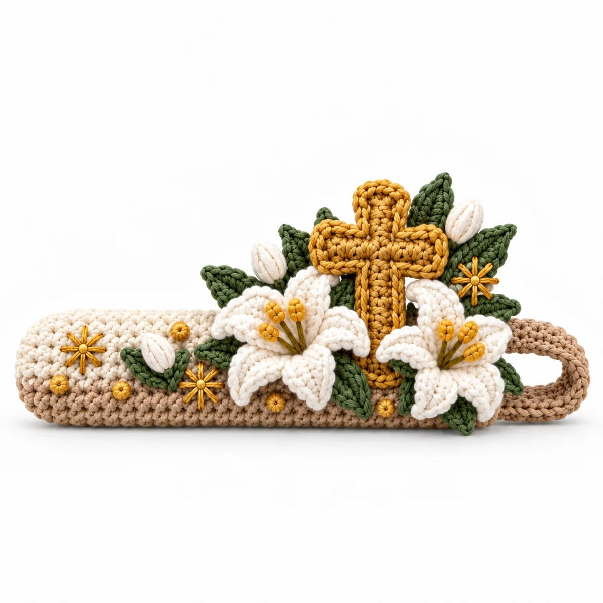 🔥Hand-Crocheted Blessing Door Handle Covers – Warm Handmade Home Decor