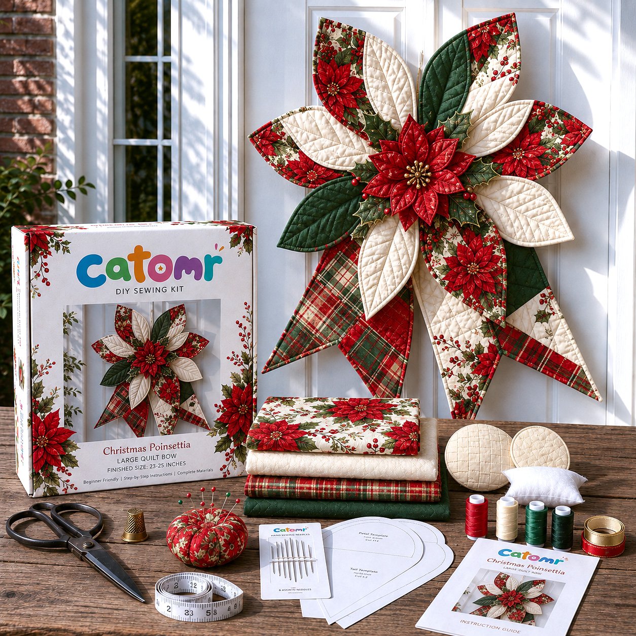 ⚡Large Patchwork Bow Sewing Kit
