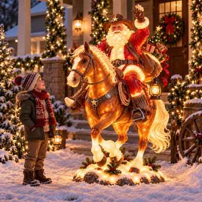 🔥 Last Day 50% OFF – 🤠 Cowboy Santa Rides Into Christmas 🎅✨