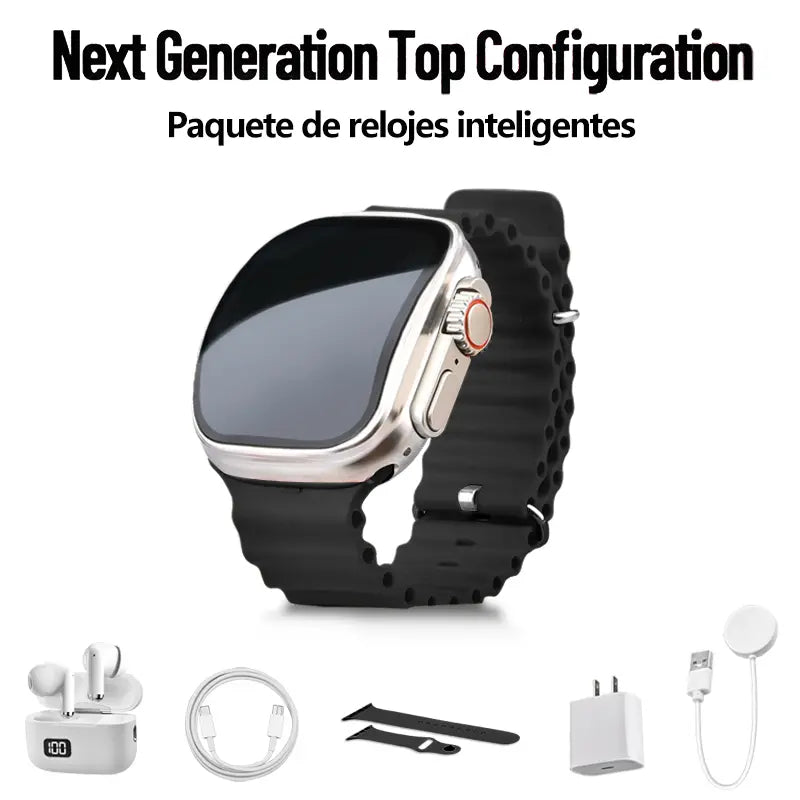 Smartwatch Set with Earbuds – One Set, Everything You Need