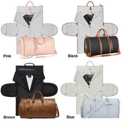 ⚡2-in-1 Convertible Garment Duffle Bag