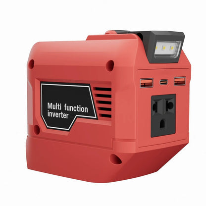 ⚡250W Portable Power Converter – Use Your Tool Battery as 220V AC Power