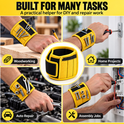 🧲 Magnetic Wristband Tool Holder – Hands-Free DIY Helper