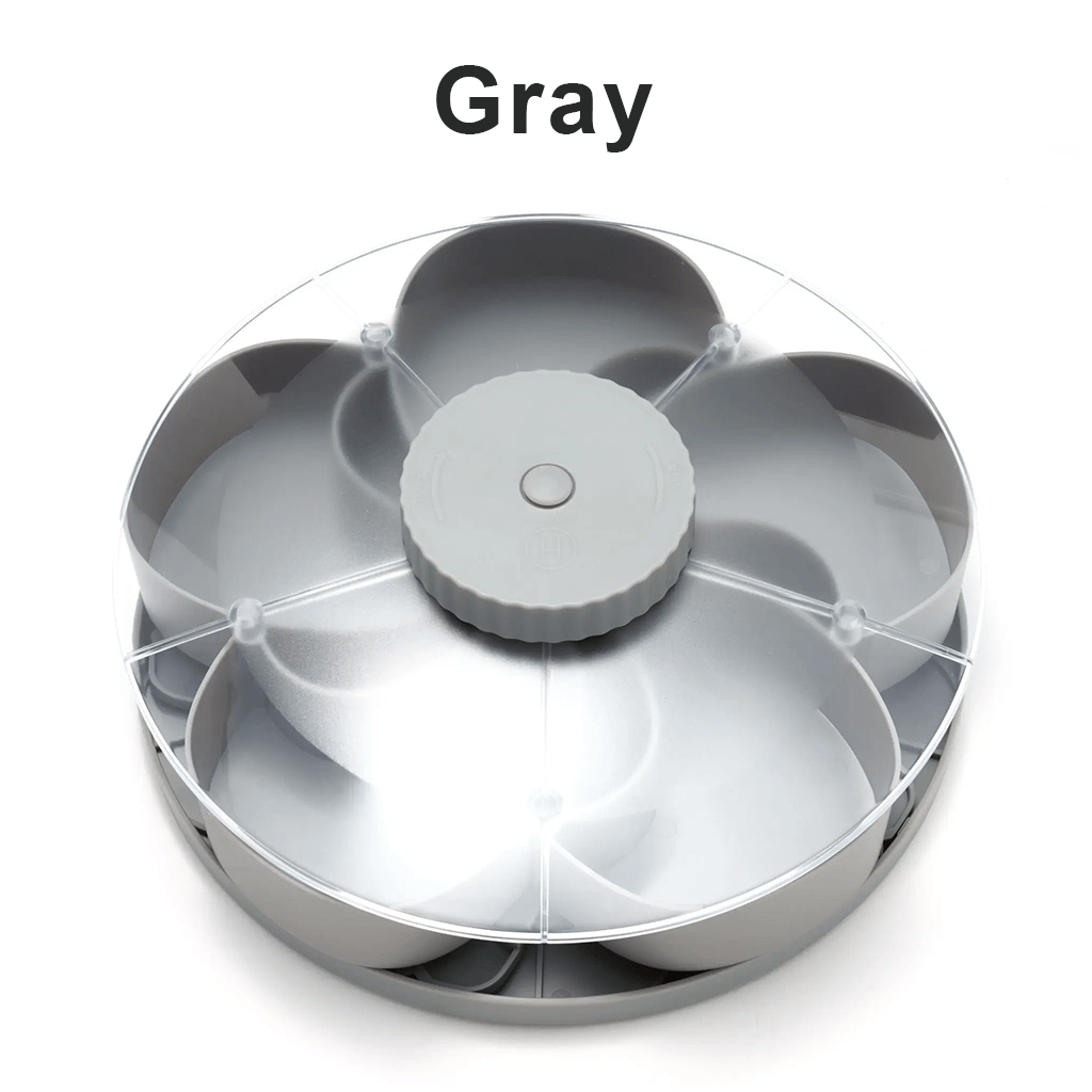 2026 New Divided Spin and Snack Serving Tray