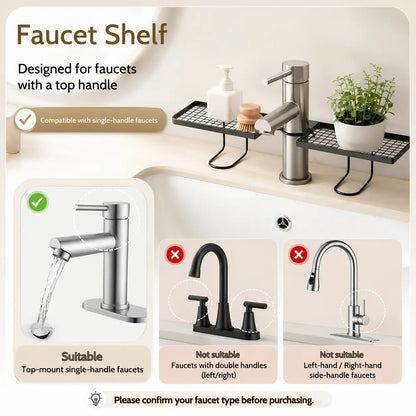 Carbon Steel Bathroom Organizer