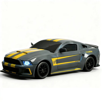 1:24 Scale Remote Control Drift Car - 2.4GHz 4WD RC Drift Car with LED Lights & Tires - Remote Control Racing Car, Perfect Birthday Gift for Kids