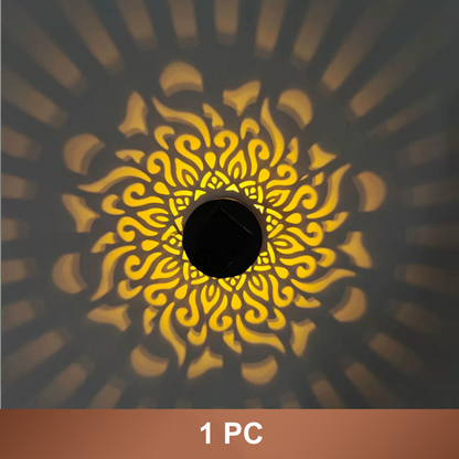 🌞Solar Mandala Light – Stunning Pattern Projection, 2-in-1 Floor & Wall Design