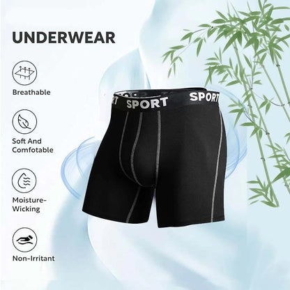🔥Best Sale🔥5 Pack Men's Letter Tape Boxer Brief