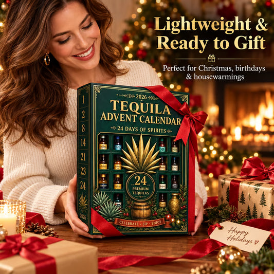 🎄24-Day Mini Tequila Bottle Advent Calendar – Holiday Countdown Collector Gift