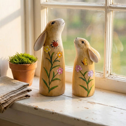 🔥Easter Hot Sale 49% OFF -Hand-Painted Spring Bunny Figurines