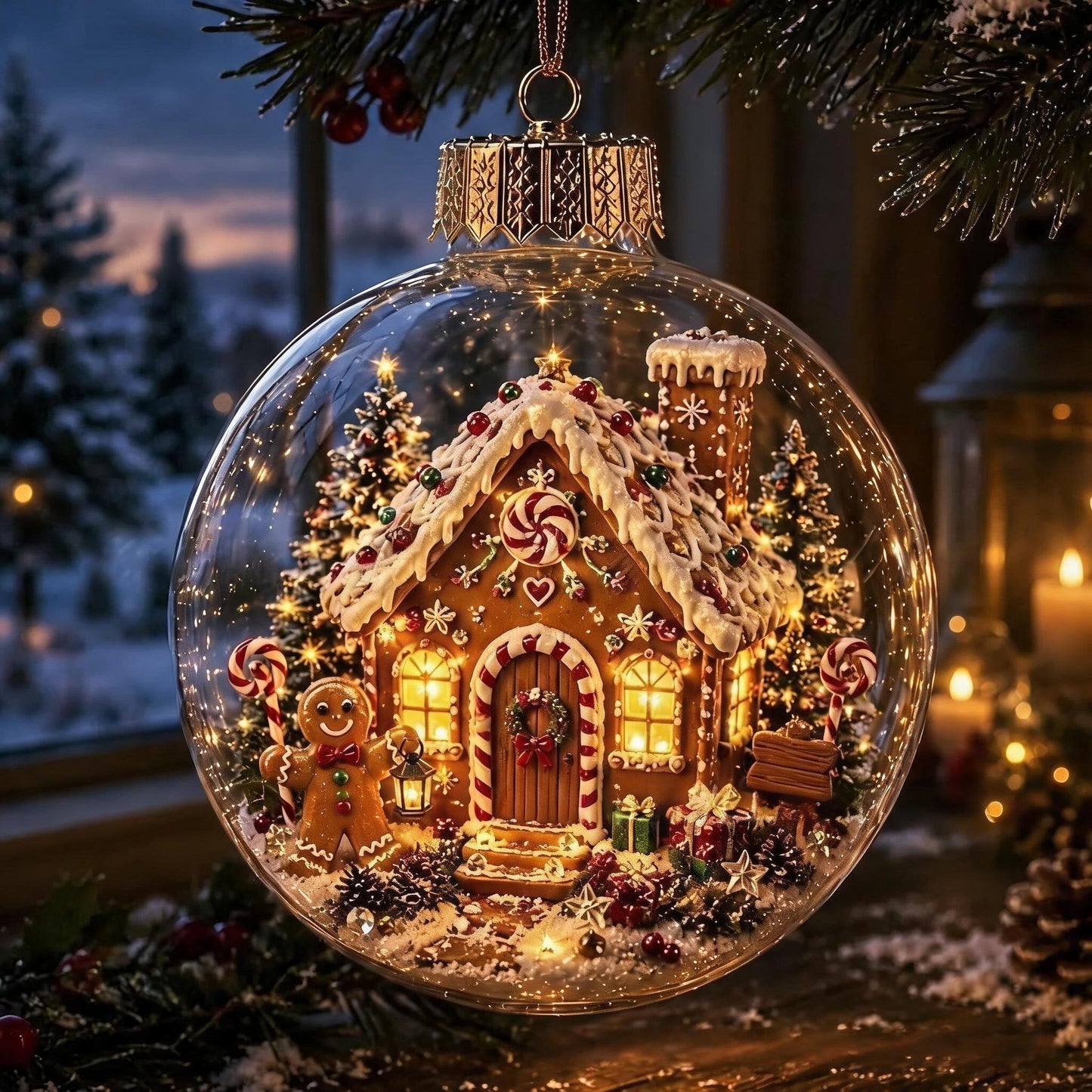 🎄Glowing Christmas Diorama Ornament🎄