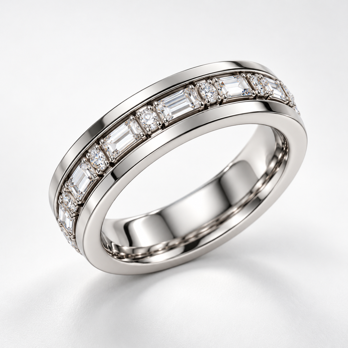 ✨ Sparkle Spinner Fidget Ring – Stylish Rotating Ring for Busy Hands 💍
