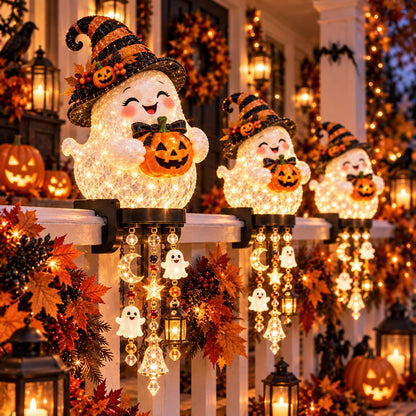 🎃Halloween Porch Magic Cascade Railing Lights