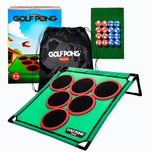 Golf Pong Game Set | Indoor & Outdoor Golf Beer Pong