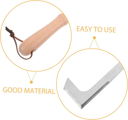 Crack Weeder Crevice Weeding Tool Manual Weeder Beech Handle Lawn Yard Gardening Tool