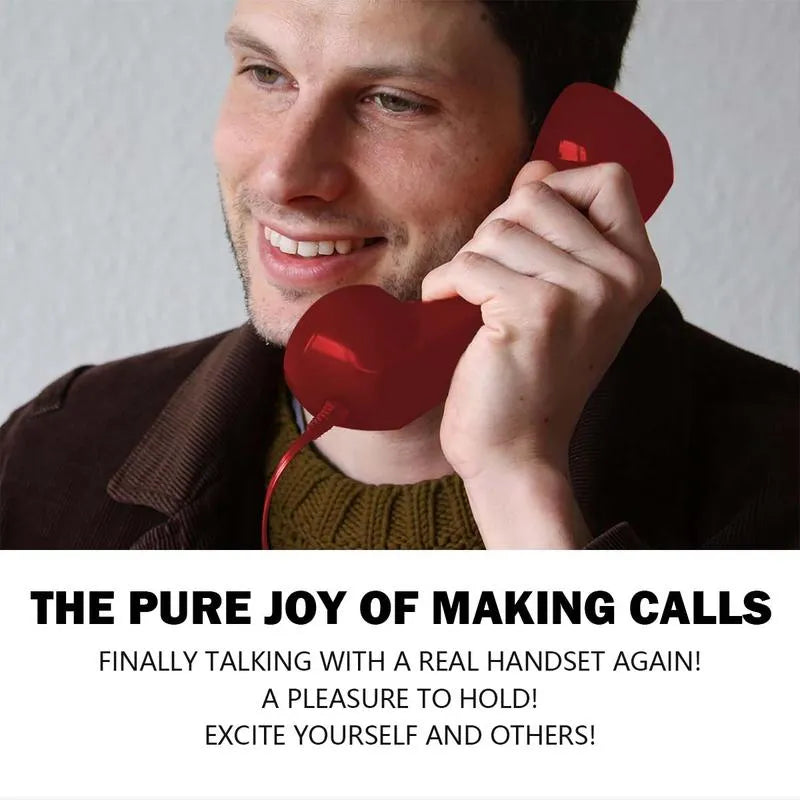 📞Retro telephone handset with Type-C interface