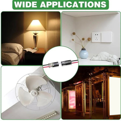 🔥 Clearance Sale 49% Off ⚡Dual-Line Quick Connector: 2-Pin Low-Voltage LED Strip Connector with Safety Lock