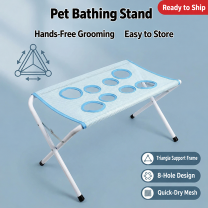 🔥Foldable Pet Grooming Stand – Hands-Free for Cats & Small Dogs