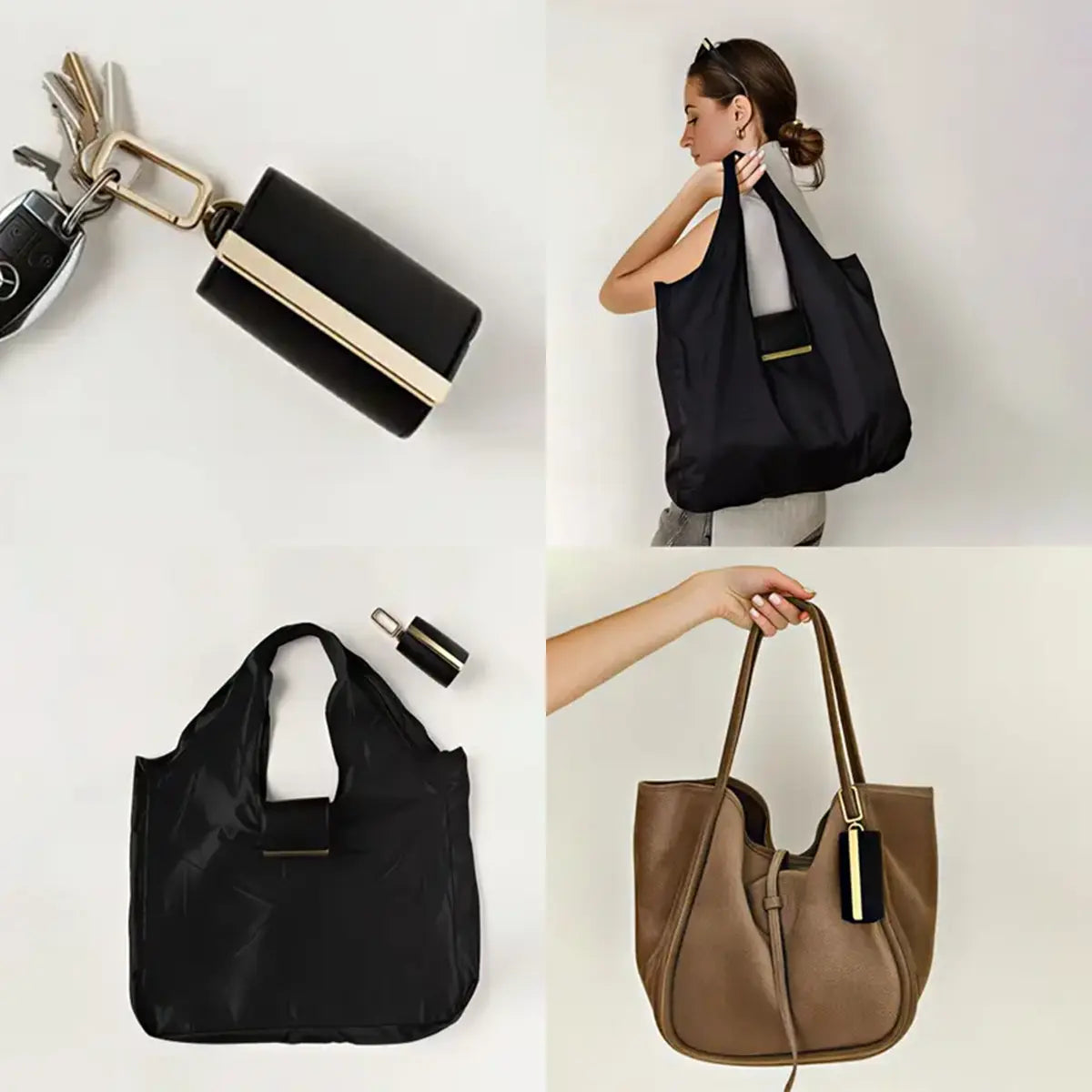 💼✨Foldable Keychain Tote Bag for Shopping & Travel✨