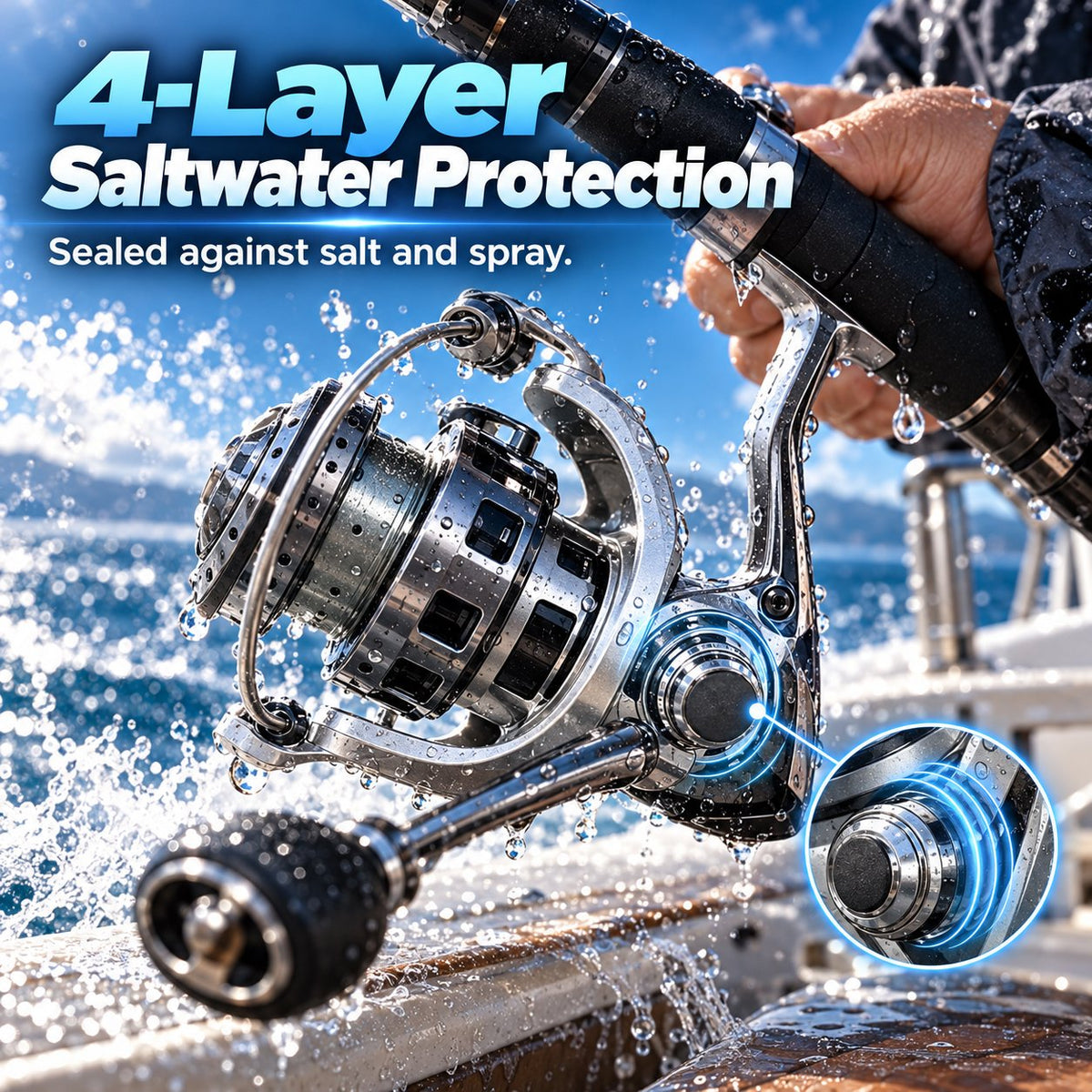 NEW ARRIVAL🎣 Single-Hand Jigging Reel