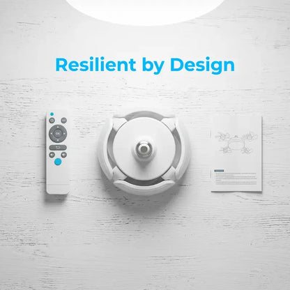 ✨2026 New E27 Socket Ceiling Fan Light - 2-in-1 Silent LED Fan with Remote Control