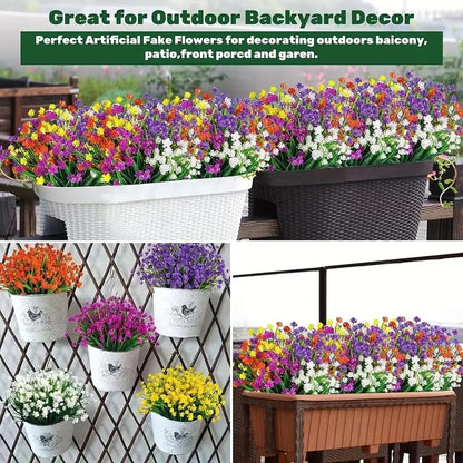 🌸Last Day Promotion!🌺UV Resistant Colorful Artificial Flower