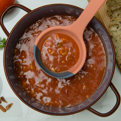 💡Soft Top Silicone Kitchen LADLE Spoon