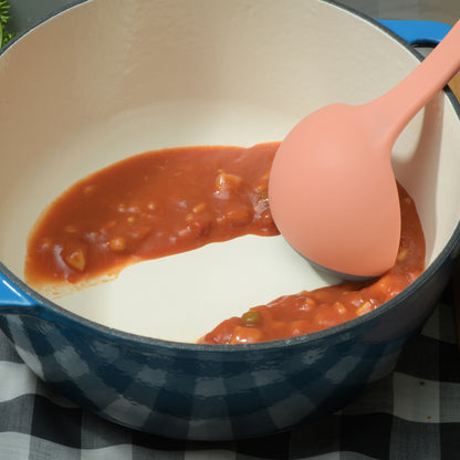 Soft Top Silicone Kitchen LADLE Spoon