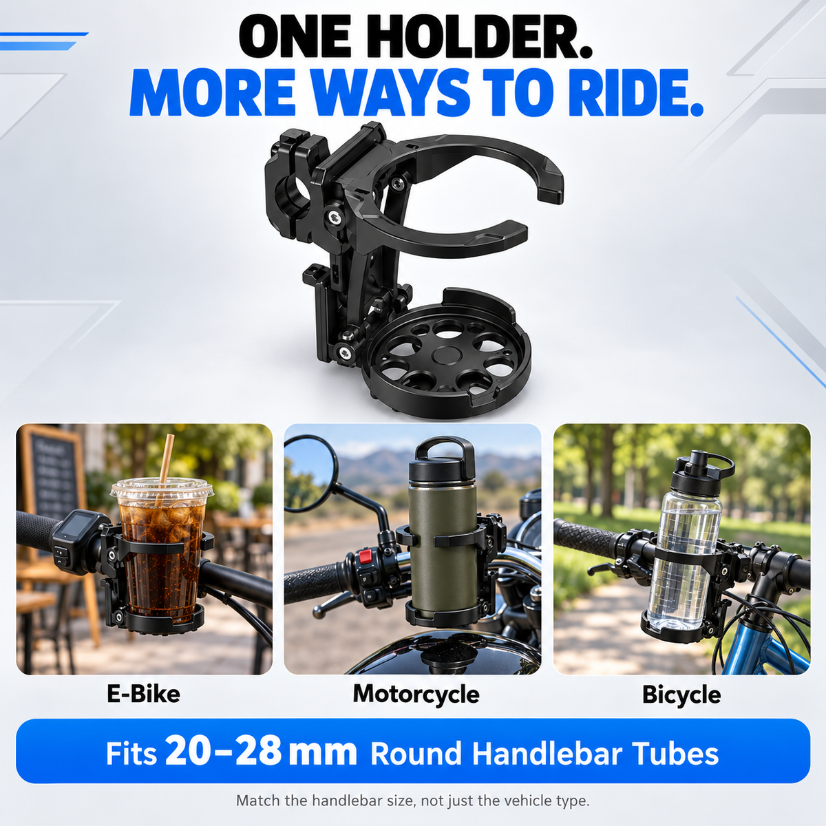 🚲Bike Water Holder, Rotating Bottle Cage
