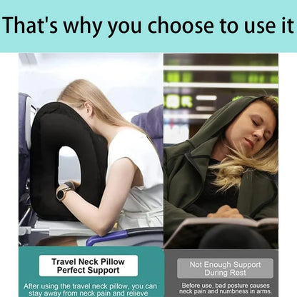 Inflatable Travel Sleep Pillow ✈️