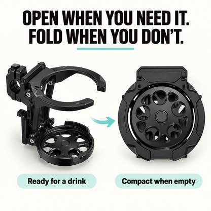 🚲Bike Water Holder, Rotating Bottle Cage