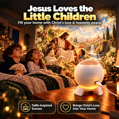 ✨ Last Day – 50% OFF!✨ Jesus Loves the Little Children 5D Projection Light✝️
