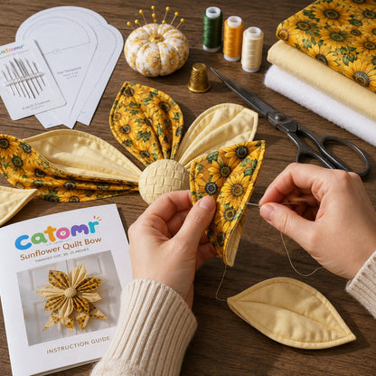 ⚡Large Patchwork Bow Sewing Kit