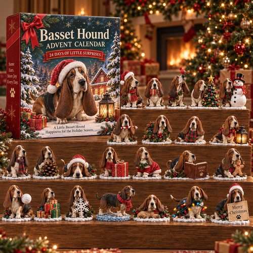 ✨24 Days of Basset Hound Joy — 24 Long-Eared Personalities to Love 🐾🎄