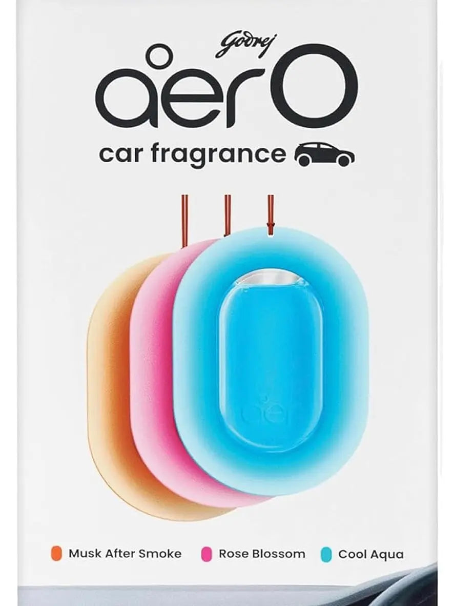 🌬️Hanging Car Freshener – Assorted Pack of 3 (Cool Aqua + Rose Blossom + Musk After Smoke)