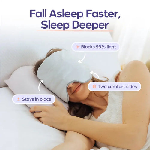 Mellow Sleep | Lights Out Weighted Eye Mask 🫧