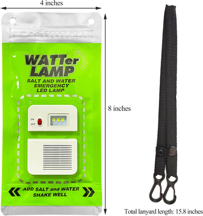 💡 Salt Water Emergency Lamp – No Batteries, No Charging, Just Salt + Water