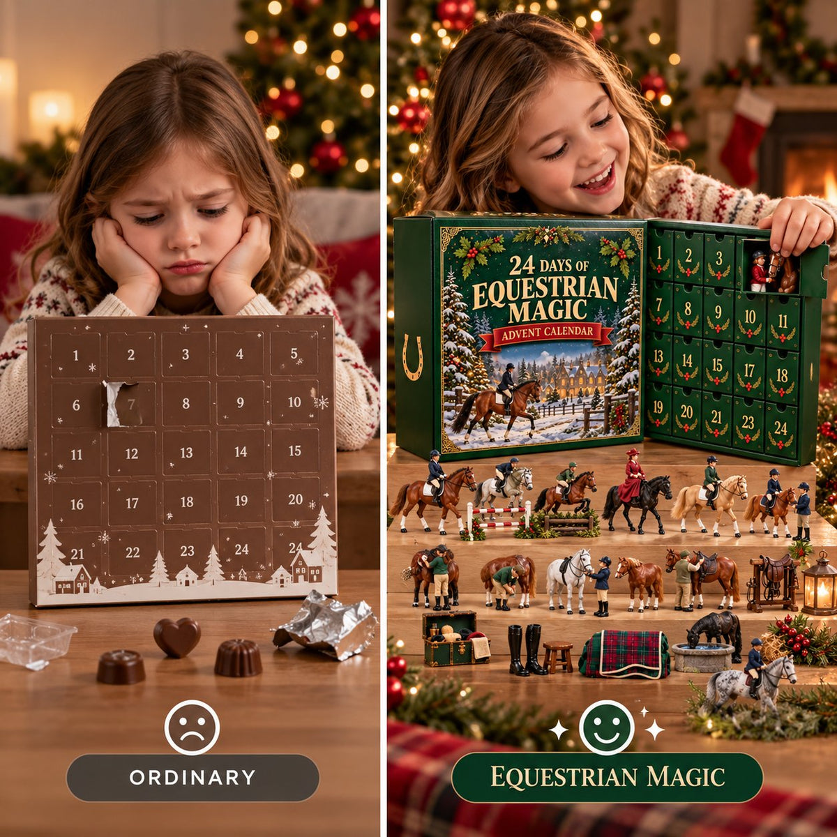 🐴 Equestrian Magic Advent Calendar – 24 Horse-Themed Surprises
