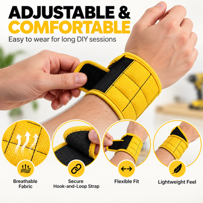🧲 Magnetic Wristband Tool Holder – Hands-Free DIY Helper
