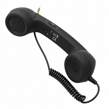 ☎️Retro Phone Handset for Smartphones – Classic Wired Calling Accessory