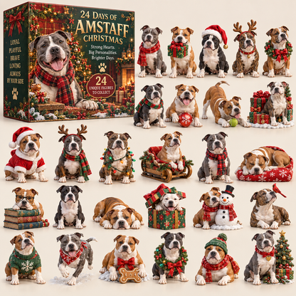 🎁24 Days of AmStaff Christmas – 24 Big Personalities, One Loyal Pack 🐾🎄