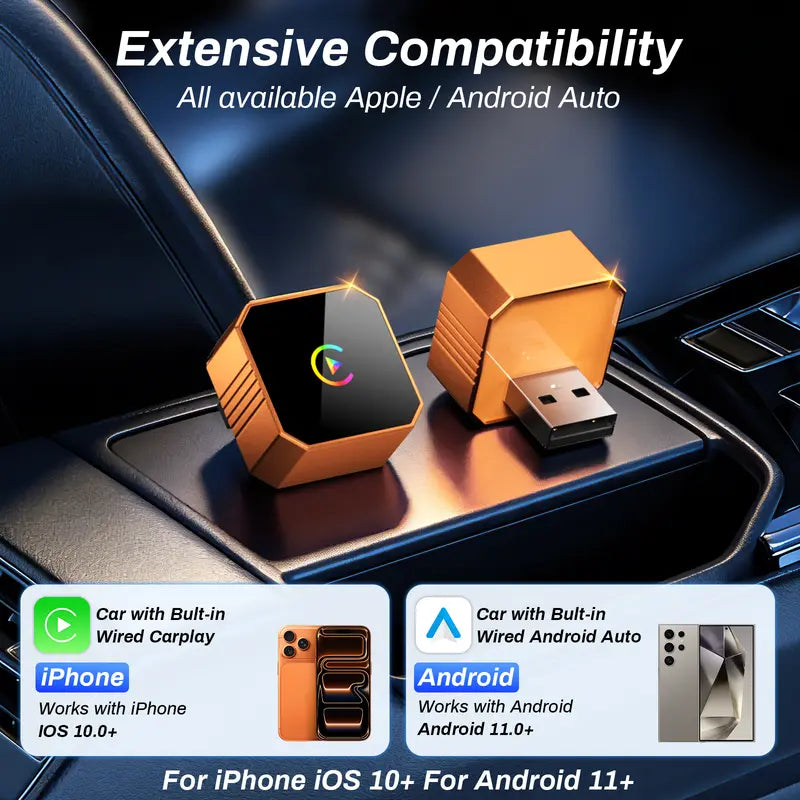 🚗2027 Wireless CarPlay Converter