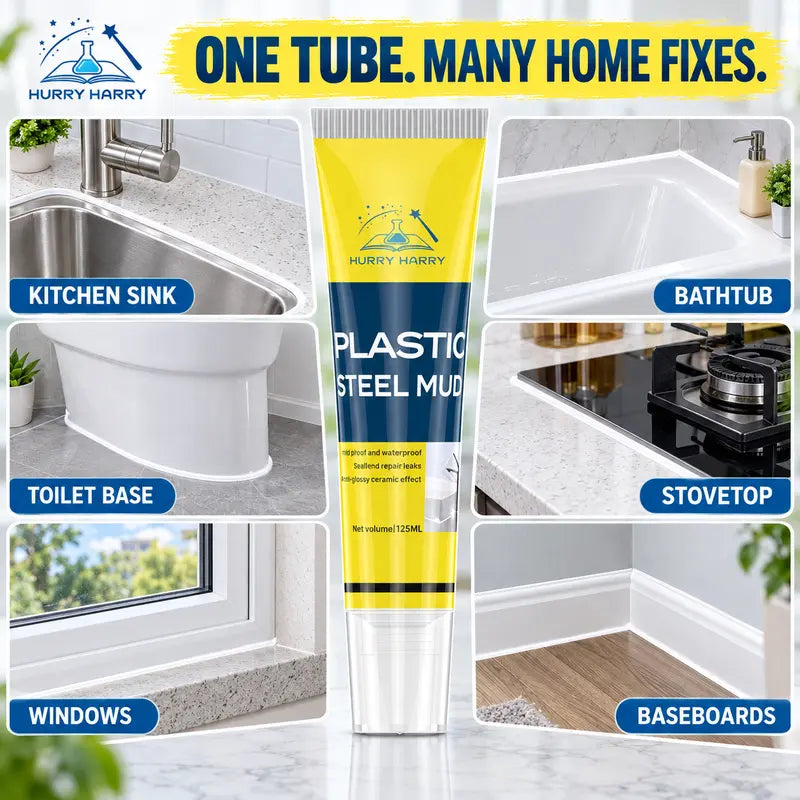 🛠️ Waterproof Plastic Steel Putty – Easy Gap & Crack Sealant