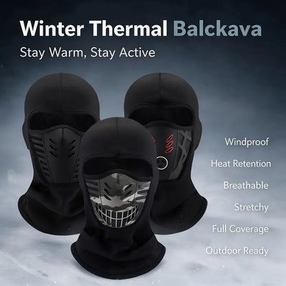 💝🎗️Unisex Fleece Full Face Balaclava Ski Mask - Windproof, Anti-Haze, Soft Sports & Outdoor Hat🎗️
