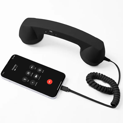 📞Retro telephone handset with Type-C interface