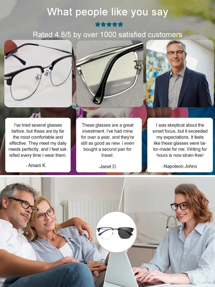 🔥2026 Hot Sale 49% Off👓 Ultra Light Anti Blue Presbyopic Glasses