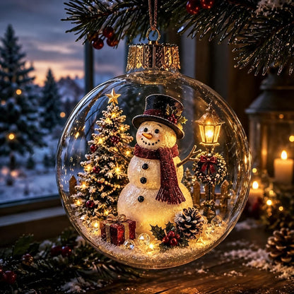 🎄Glowing Christmas Diorama Ornament🎄