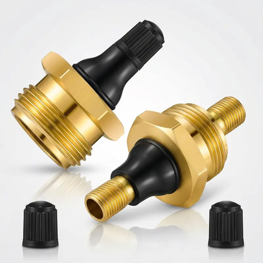 🔥NEW ARRIVAL 50% OFF🎁-2-Pcs Brass RV Blow Out Plugs with Drain Valve